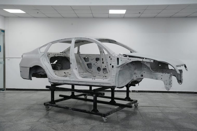 escaneo 3D de carrocería en bruto