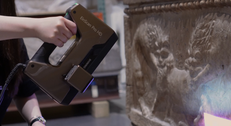 3D Scanning Etruscan Sarcophagi